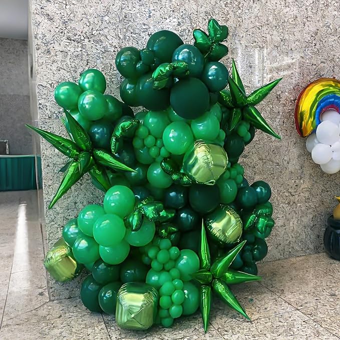 Green Balloons Balloons Arch Kit, 18 12 10 5 inch, Baby Shower, Jungle Birthday - Image 7