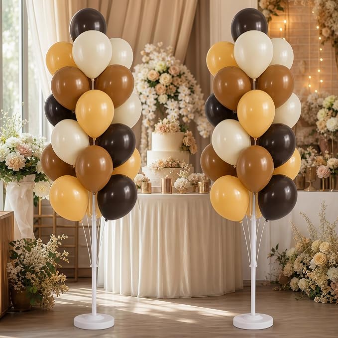 Hiins Brown Balloon Stand Kit Set of 2 - Image 8