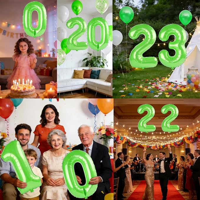 40 Inch Number 23 Balloons for 23rd Birthday Party Decorations, 0-100 Fruit - Image 7