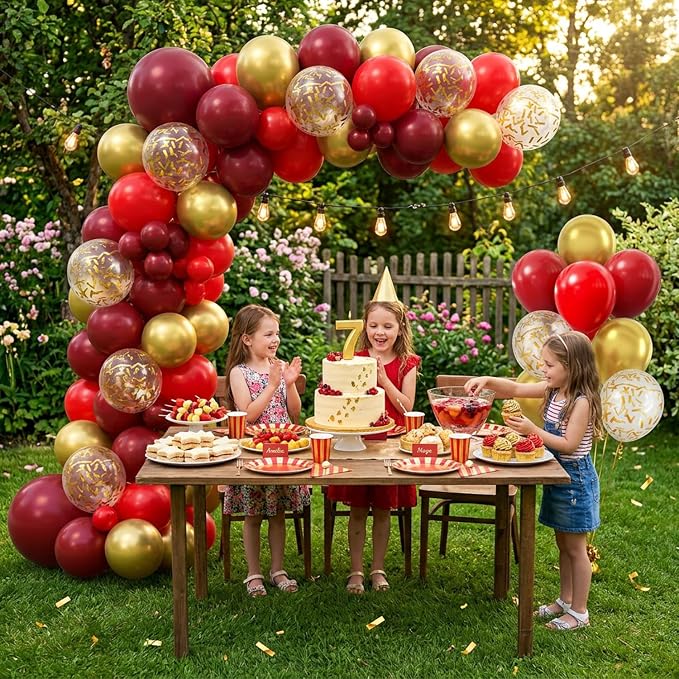 60-Pack 12-Inch Confetti Latex Balloons - Image 9