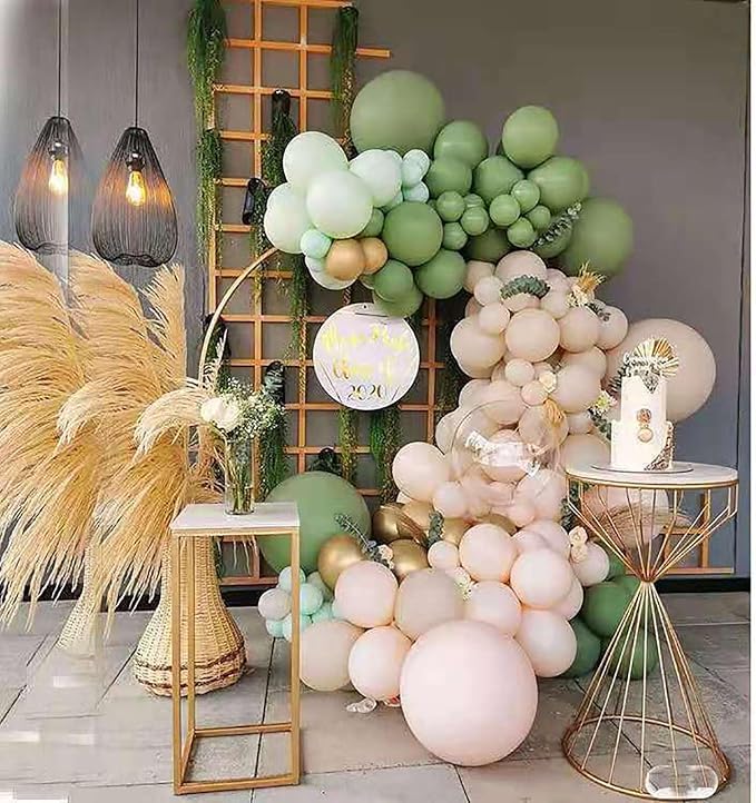 10 Inch Beige Balloons - Image 6