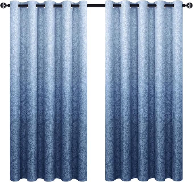 DWCN Ombre Blackout Curtains for Living Room - Image 8