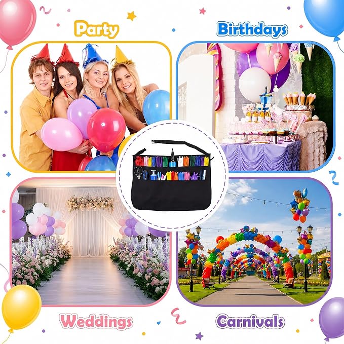 Cuffbow Multi Pocket Balloon Organizer Bag, Balloon Organizer Belt - Image 8