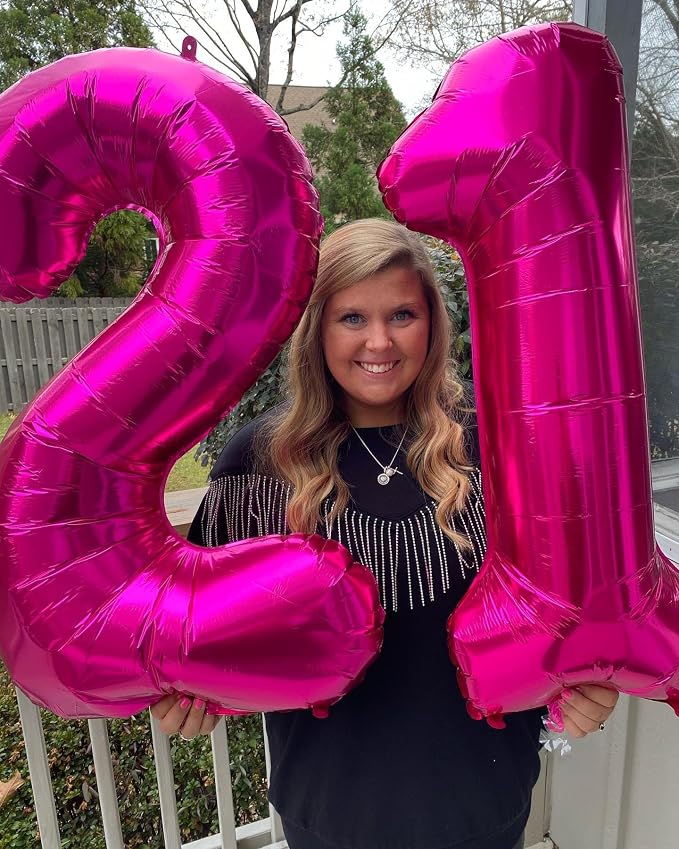 Hot Pink 14 Balloon - Image 9
