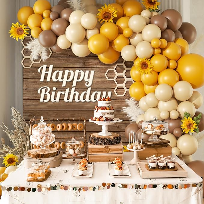 140pcs Bee Balloon Arch Garland Kit - Image 7