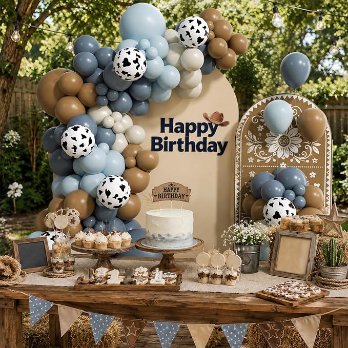131pcs Cowboy Balloon Arch Kit - Image 7