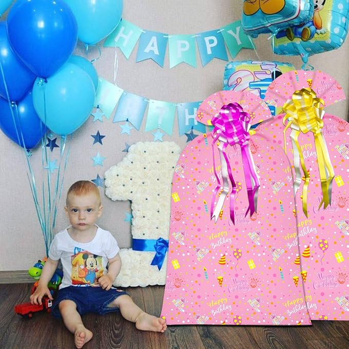 2 Pcs Large Gift Bags Oversized Plastic Storage Bags 48"x 36" - Image 6