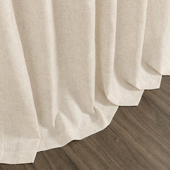 Linen Curtains 96 Inches Long for Living Room Modern Farmhouse Decor Light - Image 9