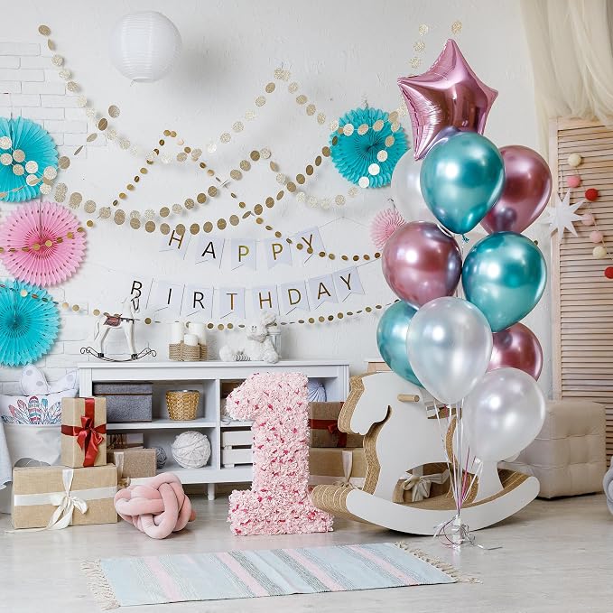 Mr. Pen- Metallic Balloons, 12 Inch, 100 Pack | Latex Metallic Colorful - Image 6