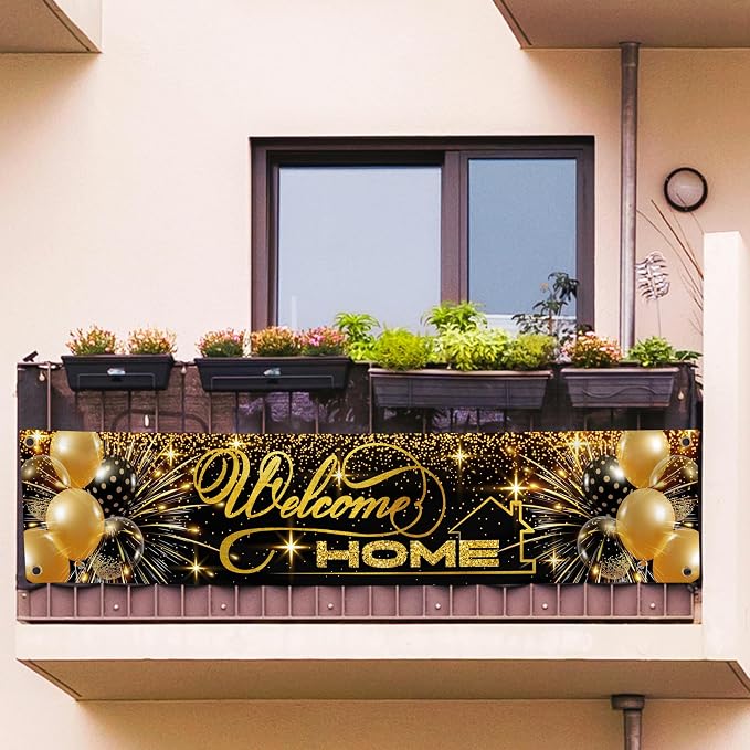 Welcome Home Banner 6 x 1.3ft - Image 7