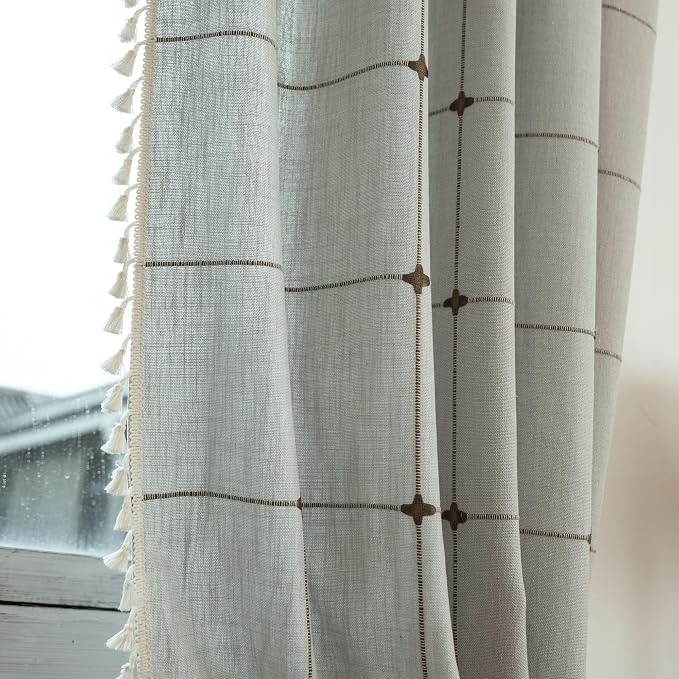 Sutuo Home Boho Curtains for Kitchen Nursery 63 Inch Length, Light Filtering - Image 7