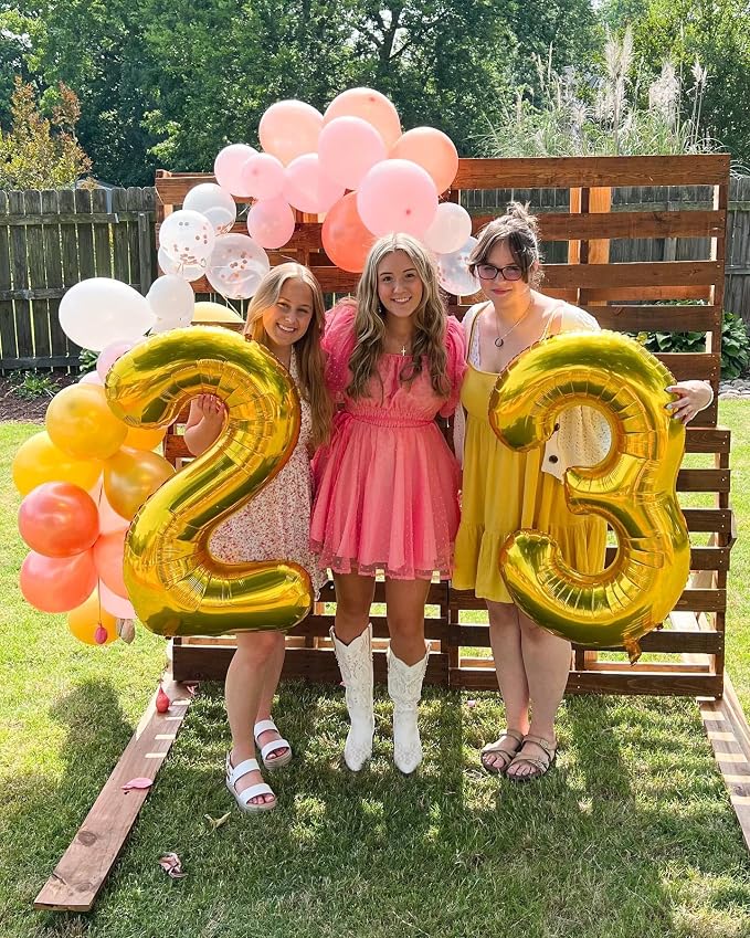 Gold 13 Balloon - Image 8