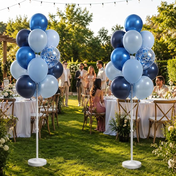 Chrome Blue Balloon Column Kit - Image 9