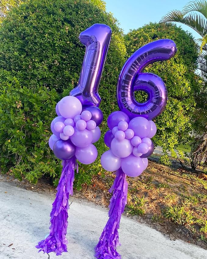 Purple 9 Balloon - Image 8