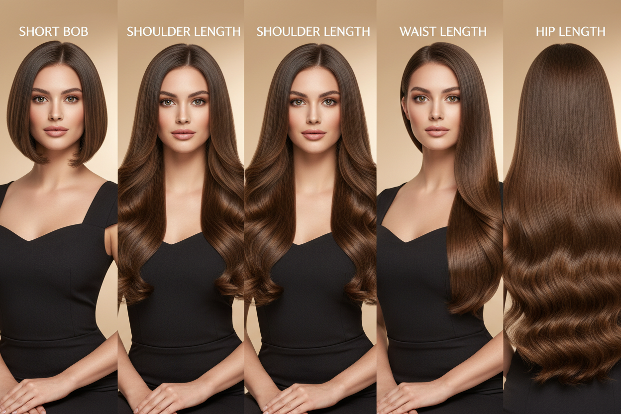 How to Choose the Right Hair Extension Length: Your Complete Size Guide