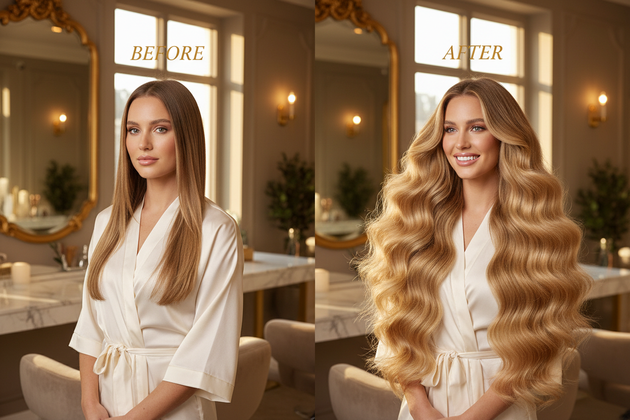How to Add Instant Volume with Hair Extensions: A Beginner's Guide