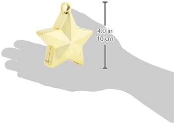 Gold Star Electroplated Balloon Weights - Image 2