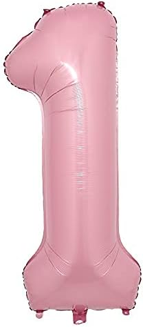 16 Inch Pink Foil Number Balloons Digital Globos Birthday Wedding Party by RUIANSI
