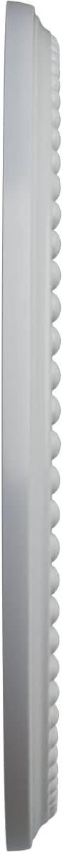 12 1/2"OD x 3 7/8"ID x 3/4"P Bradford Ceiling Medallion, Hand-Painted Frost - Image 3