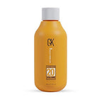 GK HAIR 10 LIGHTEST PLATINUM BLONDE Hair Color Cream Tube 3.4 Fl Oz + 20 Volume Developer 5 Fl Oz - Professional Permanent Long Lasting Toner Dye