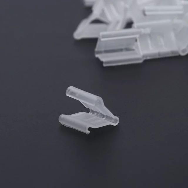 100 Pcs Transparent Balloon V-Shaped Clip Plastic V-Shaped Balloon Clip Wedding - Image 4