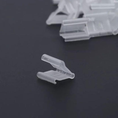 100 Pcs Transparent Balloon V-Shaped Clip Plastic V-Shaped Balloon Clip Wedding - Image 4