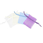 AeraVida Shimmering Iridescent Mosaic White Mother of Pearl Shell Hair Accessory | Flat Wood Clip for Women