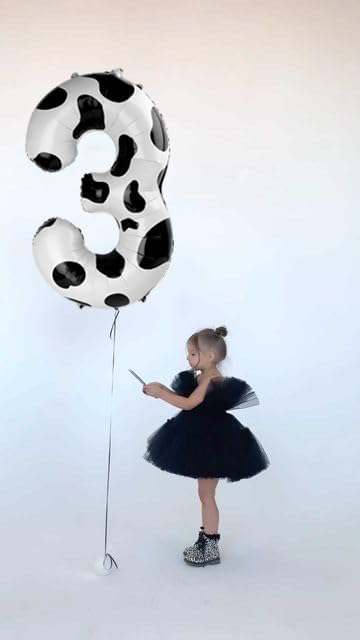 Cow Print Number 7 Balloon 40 inch, Cow Birthday Party Balloons Decorations | - Image 4