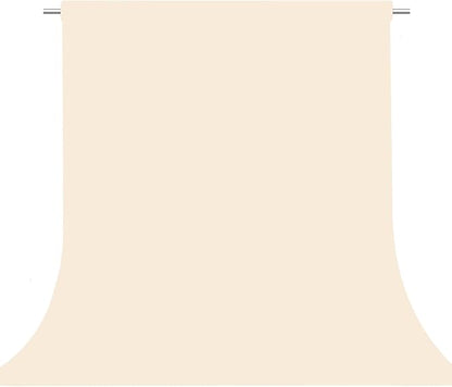 Cream Photography Backdrop for Photoshoot, Fabric 10x10ft | Versatile Studio by TERSUM