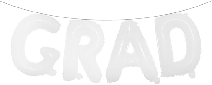 Foil Balloons Congrats Graduation Party Balloons Congratulations Letter Grad by RUIANSI