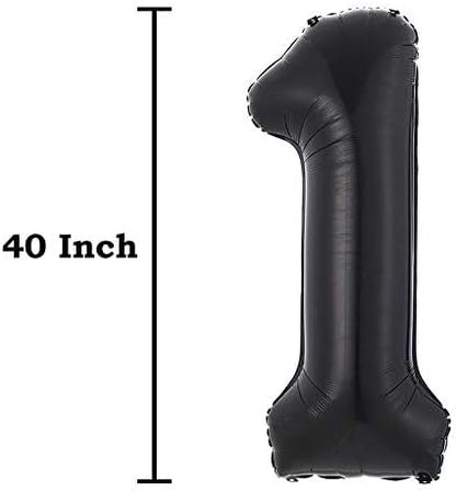 40inch Jumbo Black 21 Number Balloons - Image 4