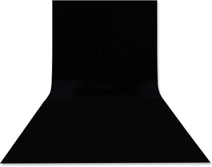 HEMMOTOP Black Backdrop, Seamless Photography Background Screen | Polyester by Hemmotop