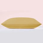 25 Momme Premium Mulberry Silk Pillowcase for Hair and Skin | Handcrafted Hypoallergenic & Anti-Acne Silk Pillow Cases with Zipper | King - 20" x 36", Golden Honey
