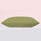 25 Momme Premium Mulberry Silk Pillowcase for Hair and Skin | Handcrafted Hypoallergenic & Anti-Acne Green Silk Pillow Cases with Zipper | Standard - 20" x 26", Jungle