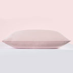 25 Momme Premium Mulberry Pink Silk Pillowcase for Hair and Skin | Handcrafted Hypoallergenic & Anti-Acne Silk Pillow Cases with Zipper | Queen - 20" x 30", Rose Water