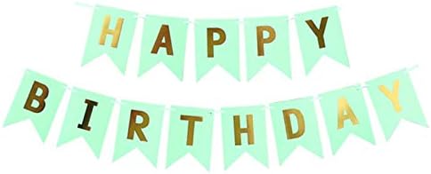 Green Happy Birthday Banner by Blukey