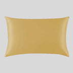 25 Momme Premium Mulberry Silk Pillowcase for Hair and Skin | Handcrafted Hypoallergenic & Anti-Acne Silk Pillow Cases with Zipper | King - 20" x 36", Golden Honey