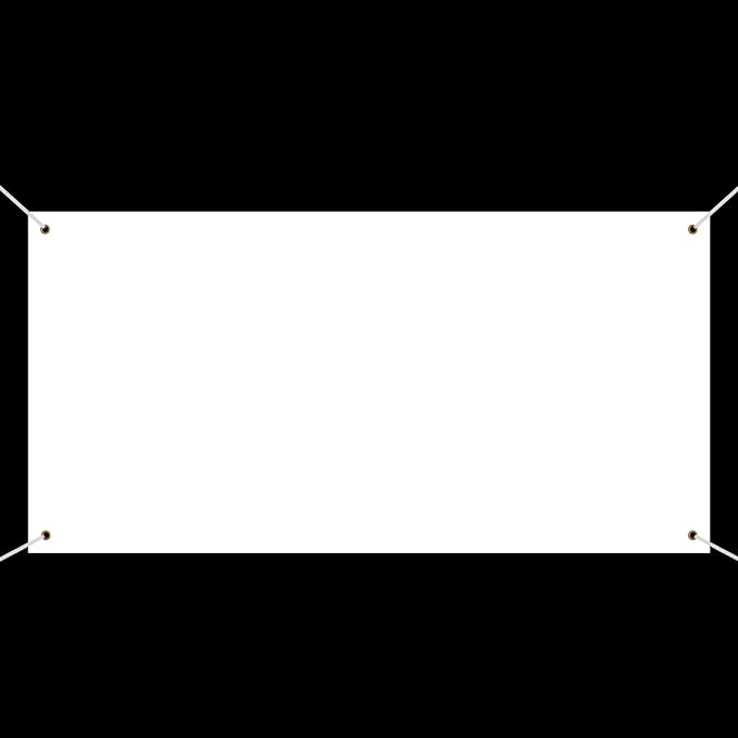 Zonon Large Blank Banners And Signs Polyester Oxford Cloth Sublimation Banner by Zonon