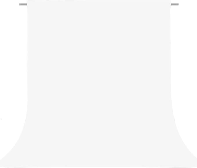 White Photography Backdrop for Photoshoot, Fabric 6x9ft | Versatile Studio by TERSUM