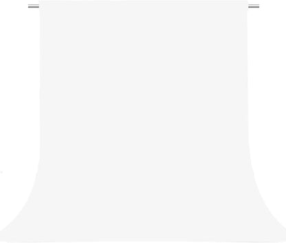 White Photography Backdrop for Photoshoot, Fabric 10x20ft | Versatile Studio by TERSUM