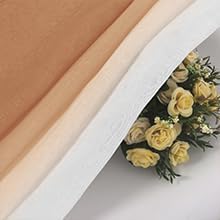 DWCN Ombre Faux Linen Extra Long Sheer Curtains - Image 6