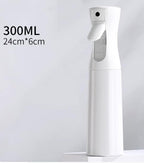 Continuous Mist Spray Bottle, 300ml/10.1oz (White, 10.1OZ/300ml)