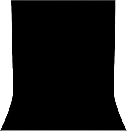 Black Photography Backdrop for Photoshoot, 8x10 FT | Versatile Studio Photo by LYLYCTY