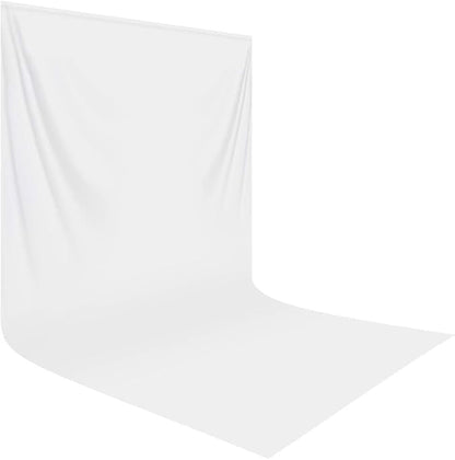 HEMMOTOP White Photo Backdrop, 10x20 ft Large Photography Screen Backdrops | by Hemmotop
