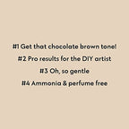 Four Reasons Original Takeaway Color - Brownie – 5.35 Deep Warm Brown - Demi-Permanent Hair Color - Ammonia-Free and Fragrance-Free Hair Dye - 100% Vegan & Cruelty Free