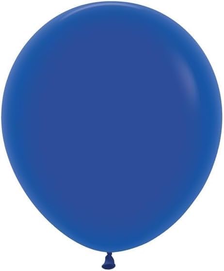 Sempertex Round Fashion Royal Blue Balloons, 18 Inch, Graduation, Baby Shower by Sempertex