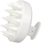 Silicone Scalp Massager for Hair Growth – Shampoo Brush for Shower, Dandruff & Dry Scalp Relief – Soft Silicone Hair Scrubber White