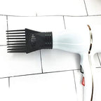 Universal Black Hair Dryer Comb Nozzle, Professional Salon Styling Attachment for Straightening and Detangling, Fine and Curly Natural Hair
