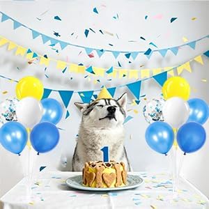 4 Sets Yellow and Blue Balloons Stand Kit - Image 5