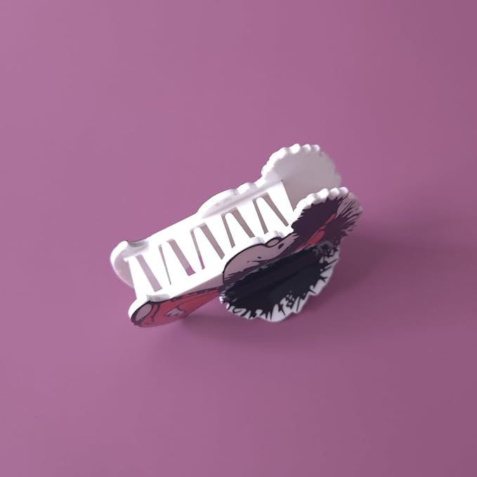 Mafalda Hair Clips,Novelty Acetate Mafalda Claw Clip,Small Claw Clip for Women